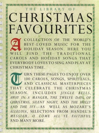 Christmas Favourites for piano over 100 carols songs spirituals and classical masterpieces (+ Text)