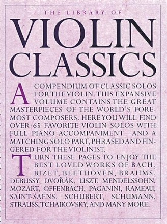 The Library of Violin Classics for violin and piano