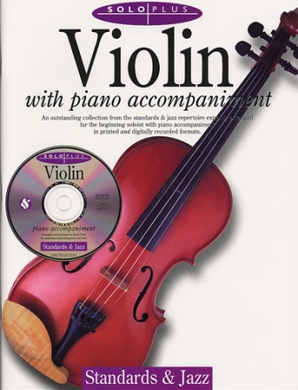 SOLO PLUS (+CD) STANDARDS AND JAZZ FOR VIOLIN AND PIANO PEARL, DAVID, PIANO