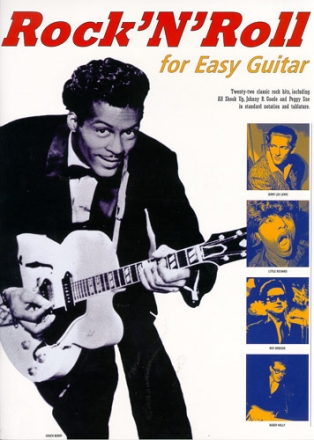 ROCK 'N' ROLL FOR EASY GUITAR: SONGBOOK FOR VOICE/GUITAR/TAB