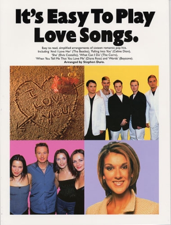 It's easy to play Love Songs: songbook for piano and voice