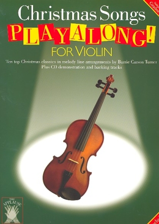 Christmas Songs Playalong (+CD) for violin