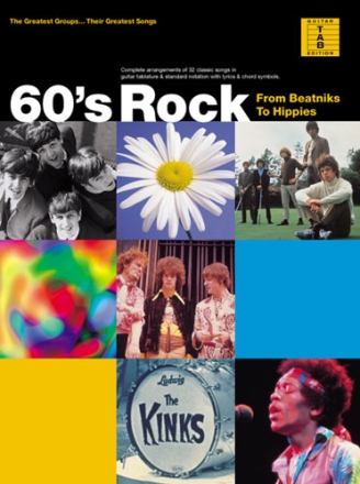 60'S ROCK: FROM BEATNIKS TO HIPPIES SONGBOOK VOICE/GUITAR/TAB