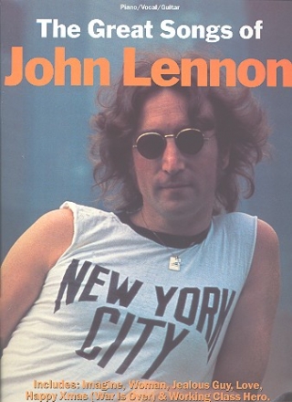 The great Songs of John Lennon: piano/voice/guitar Songbook