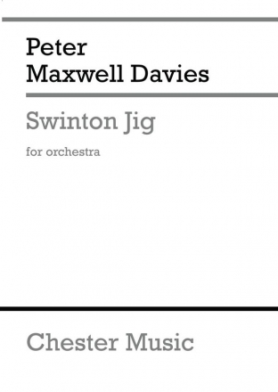 Maxwell Davies Swinton Jig (Mini Score) Orchestra Score