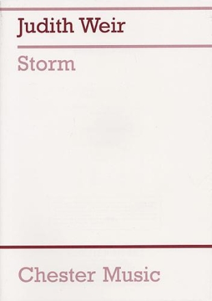 Judith Weir: Storm (Full Score) Chamber Group, Treble, Soprano, Alto, Flute, Cello, Percussion Score