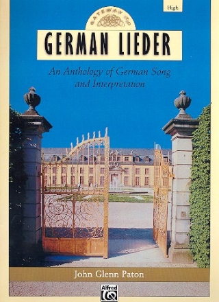 German Lieder Anthology of German Song and Interpretation for high voice and piano