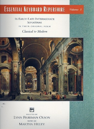 Essential Keyboard Repertoire vol.3 16 early to late intermediate sonatinas in their original form  classic to modern