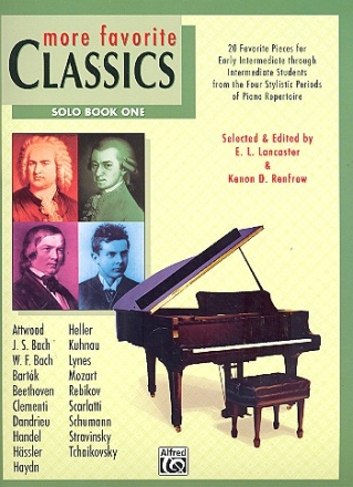 More Favorite Classics vol.1 for piano solo book