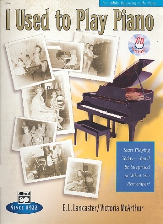 I used to play Piano (+CD) for piano