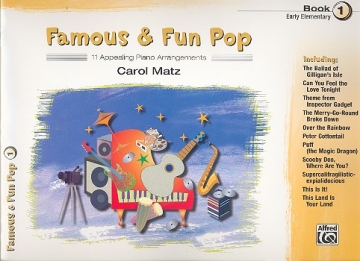 Famous and Fun Pop vol.1 for piano (with optional duet parts for teacher)