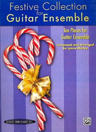 Festive Collection for guitar ensemble score and parts