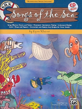 Songs of the Sea (+CD) for effortless Substitute Teacher Preparation with reproducible pages