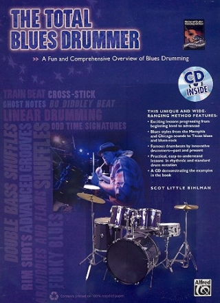 The total Blues Drummer (+CD) for drum set