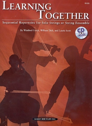 Learning together (+CD) for solo strings or string ensemble double bass