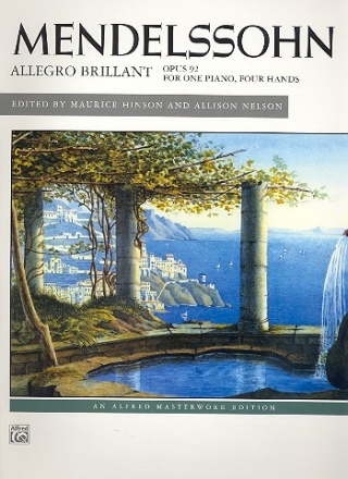 Allegro brillant op.92 for piano 4 hands score