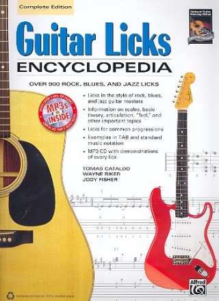 Guitar Licks Encyclopedia (+MP3-CD): for guitar/tab