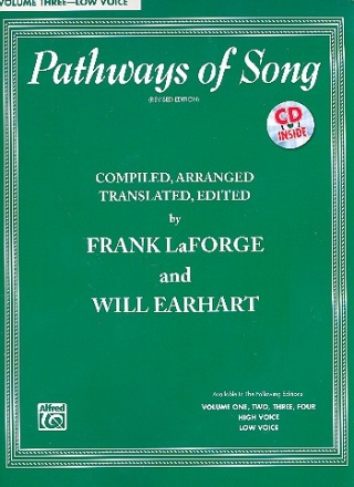 Pathways of Song vol.3 (+CD) for low voice and piano (en/orig)