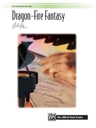 Dragon Fire Fantasy (1 piano 4 hands)  Piano duet