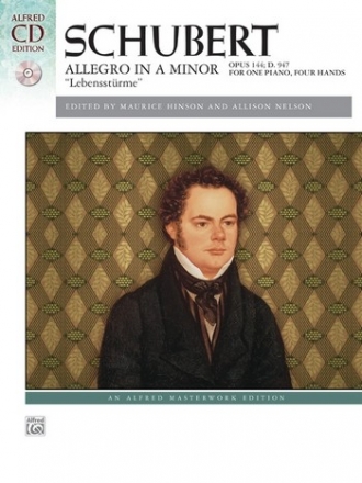 Allegro a Minor op.144 D947 (+CD) for piano 4 hands score