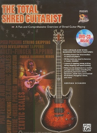 The total Shred Guitarist (+DVD +CD): for guitar/tab