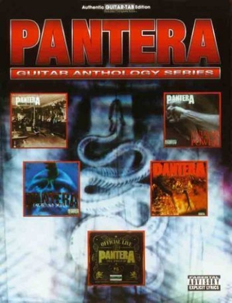 Pantera: Guitar Anthology Series authentic guitar tab edition