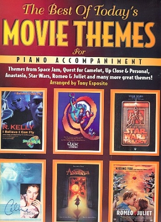 The Best of today's Movie Themes: Piano accompaniment