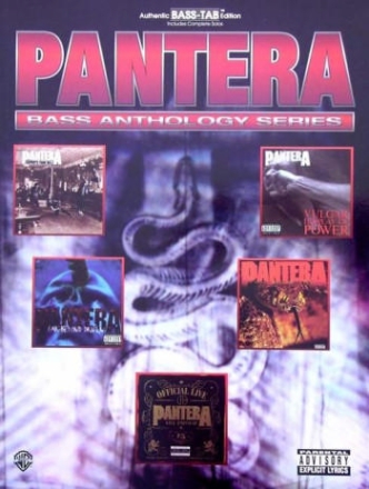 Pantera - Bass Anthology Series for bass/tab (+lyrics)