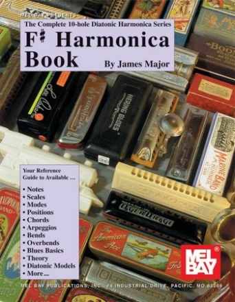 MAJOR J F# Harmoica Book Mundharmonkia Lehrbuch