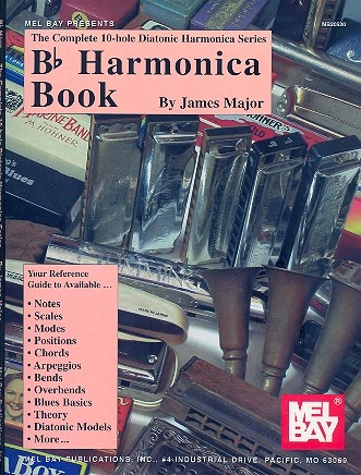 Bb Harmonica Book for 10-hole diatonic harmonica