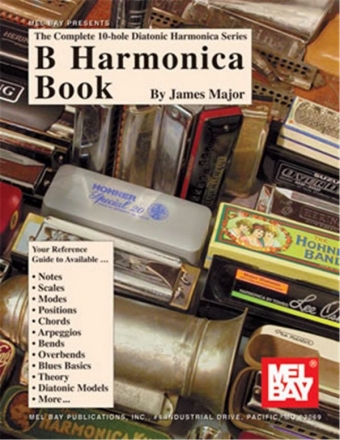 MAJOR J B Harmonica Book Mundharmonkia Lehrbuch