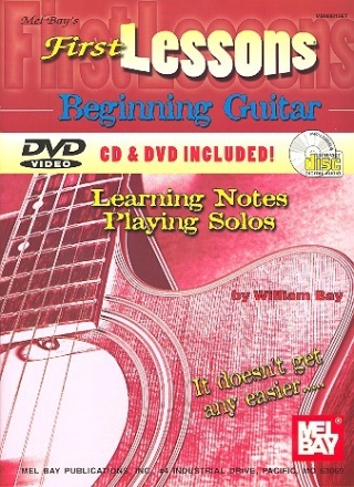 First Lessons (+CD+DVD) for beginning guitar