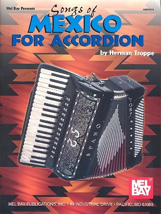 Songs of Mexico for accordion