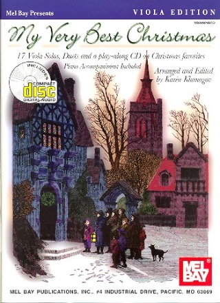 My very best Christmas (+CD) for 1-2 violas and piano score and parts