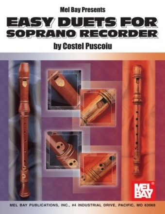 PUSCOIU C Easy Duets for Soprano Recorder Alt-Blockflte Spielbuch