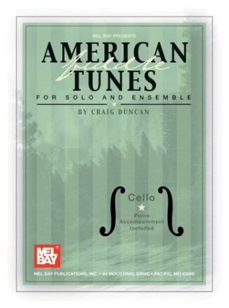 DUNCAN C American Fiddle Tunes for Solo and Ensemble - Cello Bass Violoncello Spielbuch