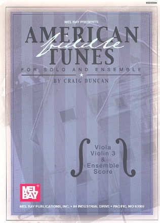 American Tunes for strings and piano score and parts for viola (melody), viola (harmony) and violin 3