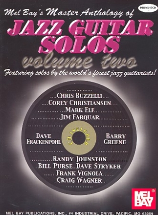 Anthology of Jazz Guitar Solos Vol.2 (+CD): for Guitar/Tab