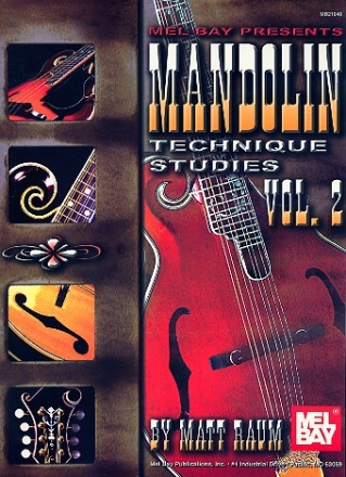 Mandolin Technique Studies vol.2 (+CD) for mandolin/tab15,50