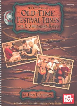 Old-Time Festival Tunes (+2 CD's) for Clawhammer Banjo Levenson, Dan, Ed