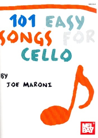 101 Easy Songs For Cello Violoncello Spielbuch