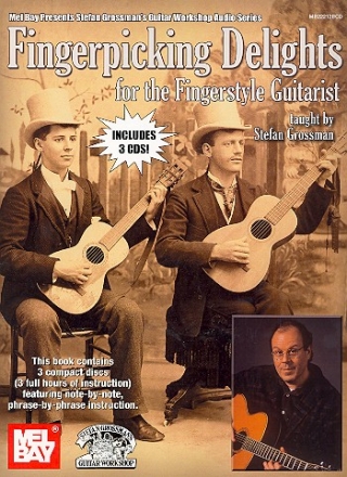 Fingerpicking Delights For The Fingerstyle Guitarist (+3 CD's): for guitar/tab