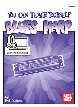 You can teach yourself Blues Harp (+Online Audio)