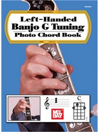 MB30629 Left-Handed Banjo G Tuning Photo Chord Book