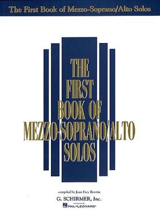 The first book of mezzo-soprano/alto solos vol.1 for mezzo/alto and piano