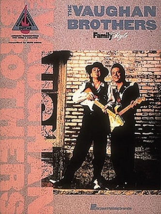 The Vaughan Brothers: family style Songbook for guitar with tabulature