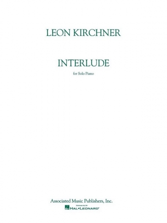 Leon Kirchner, Interlude Klavier Buch