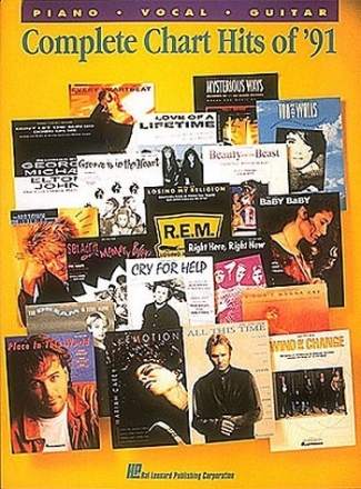 COMPLETE CHART HITS OF '91: FOR PIANO/VOCAL/GUITAR