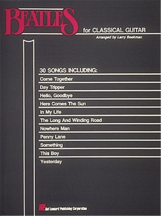 Beatles for classical Guitar for guitar solo Songbook