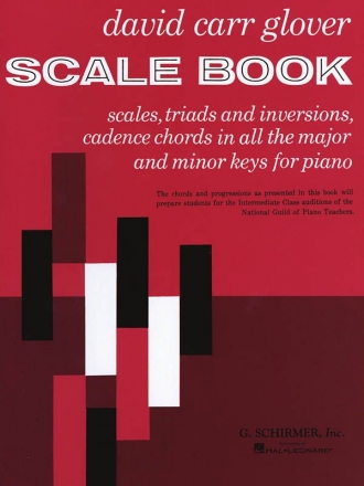 David Carr Glover, Scale Book Klavier Buch